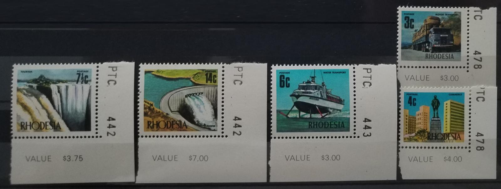 Rhodésie 1973 Památky a významná místa země