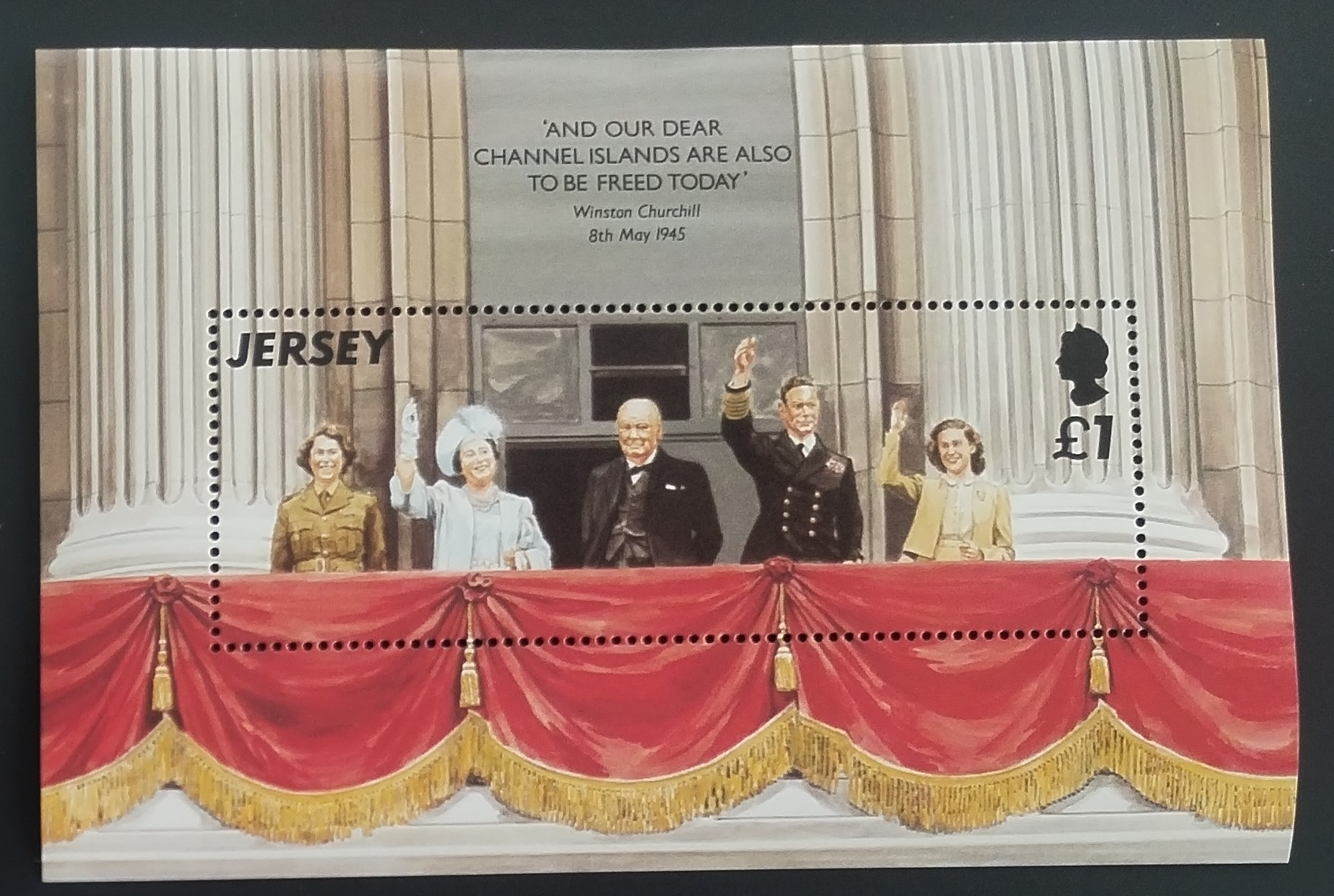 Jersey 1995 Anniversary of the end of the war, Royal Family