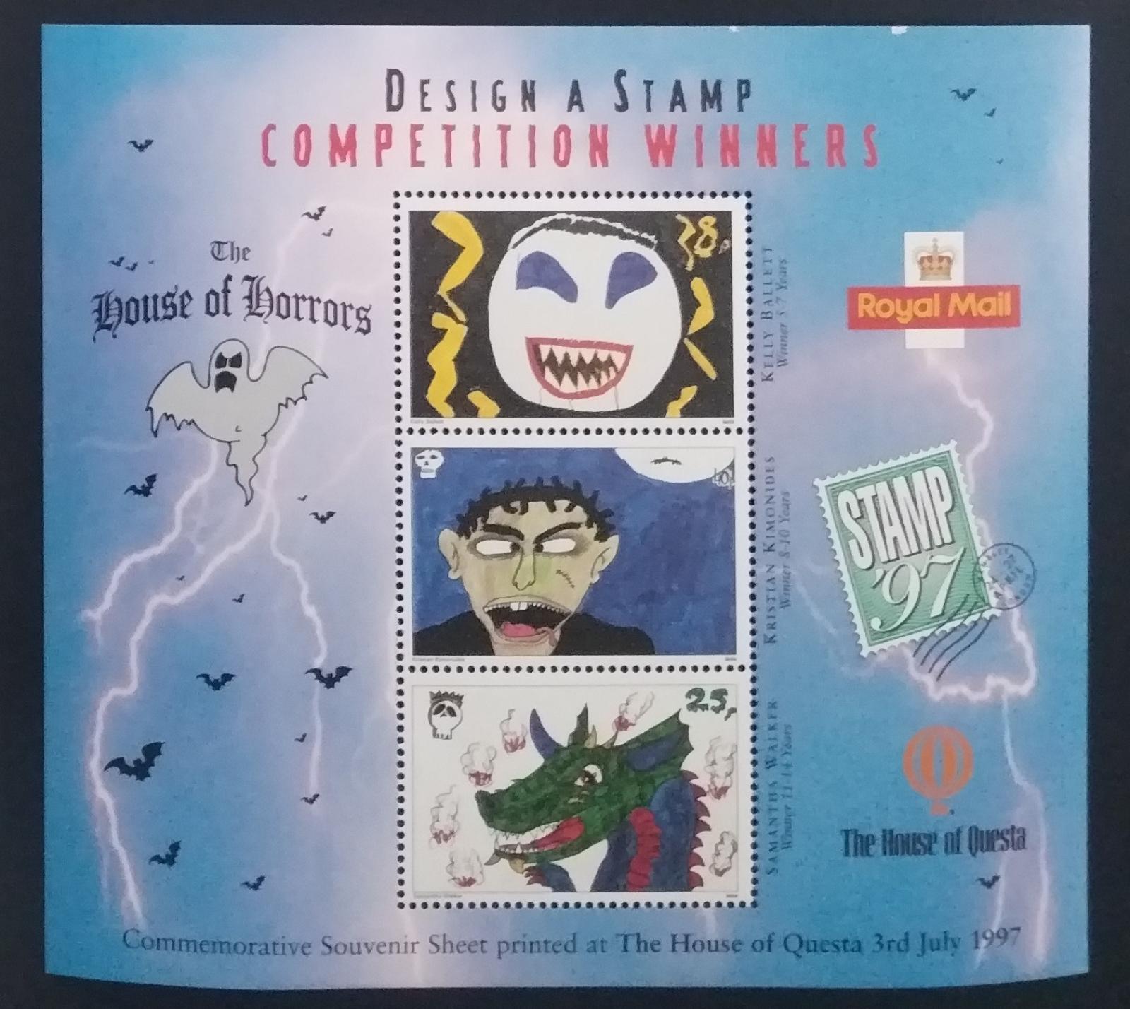 Royal Mail a Questa soutěž o návrh dětské známky - 1997