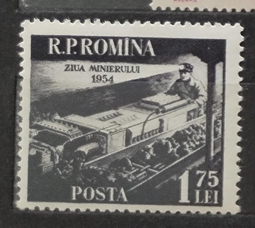 Rumunsko 1954 Den důlní těžby