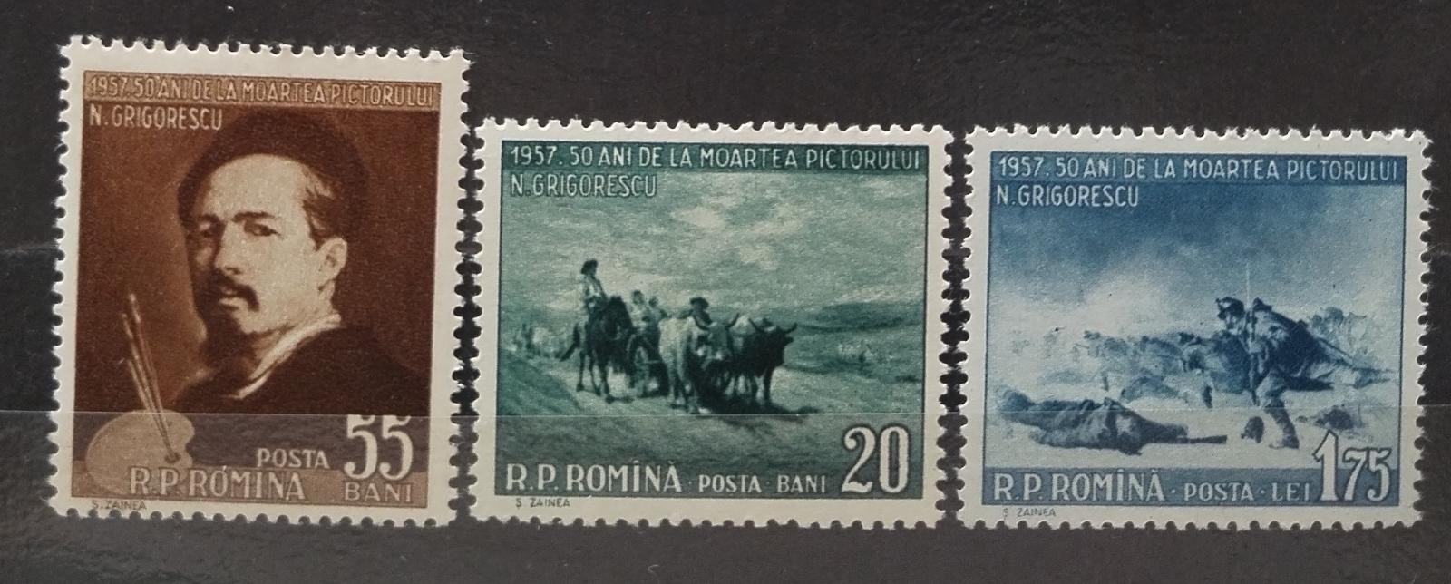 Rumunsko 1957 Malíř Grigorescu a jeho umění, Obrazy