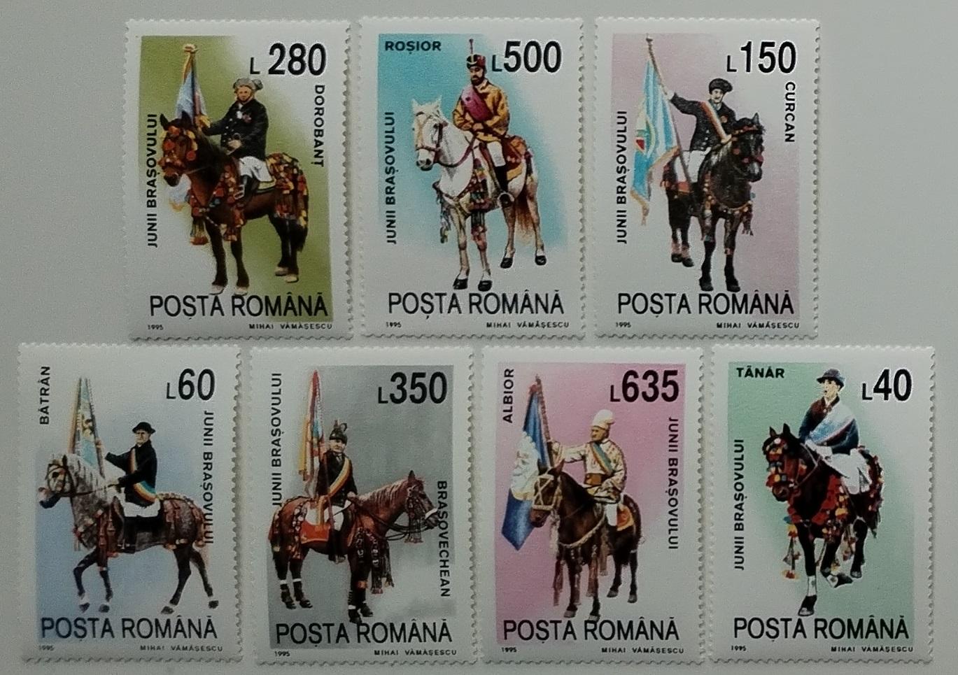 Rumunsko 1995 5€ Koně a lidové festivaly