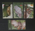 Rumunsko 2013 Mi.6721-4 13€ Sovy, noční ptáci, fauna lesů