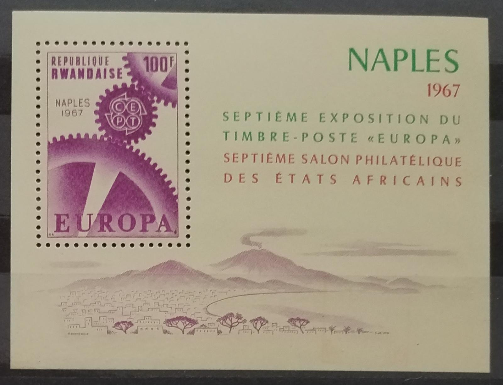 Rwanda 1967 Výstava známek Neapol