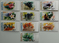 Rwanda 1982 7,5€ Ochrana přírody, Sloni, Květiny, Lvi a fauna