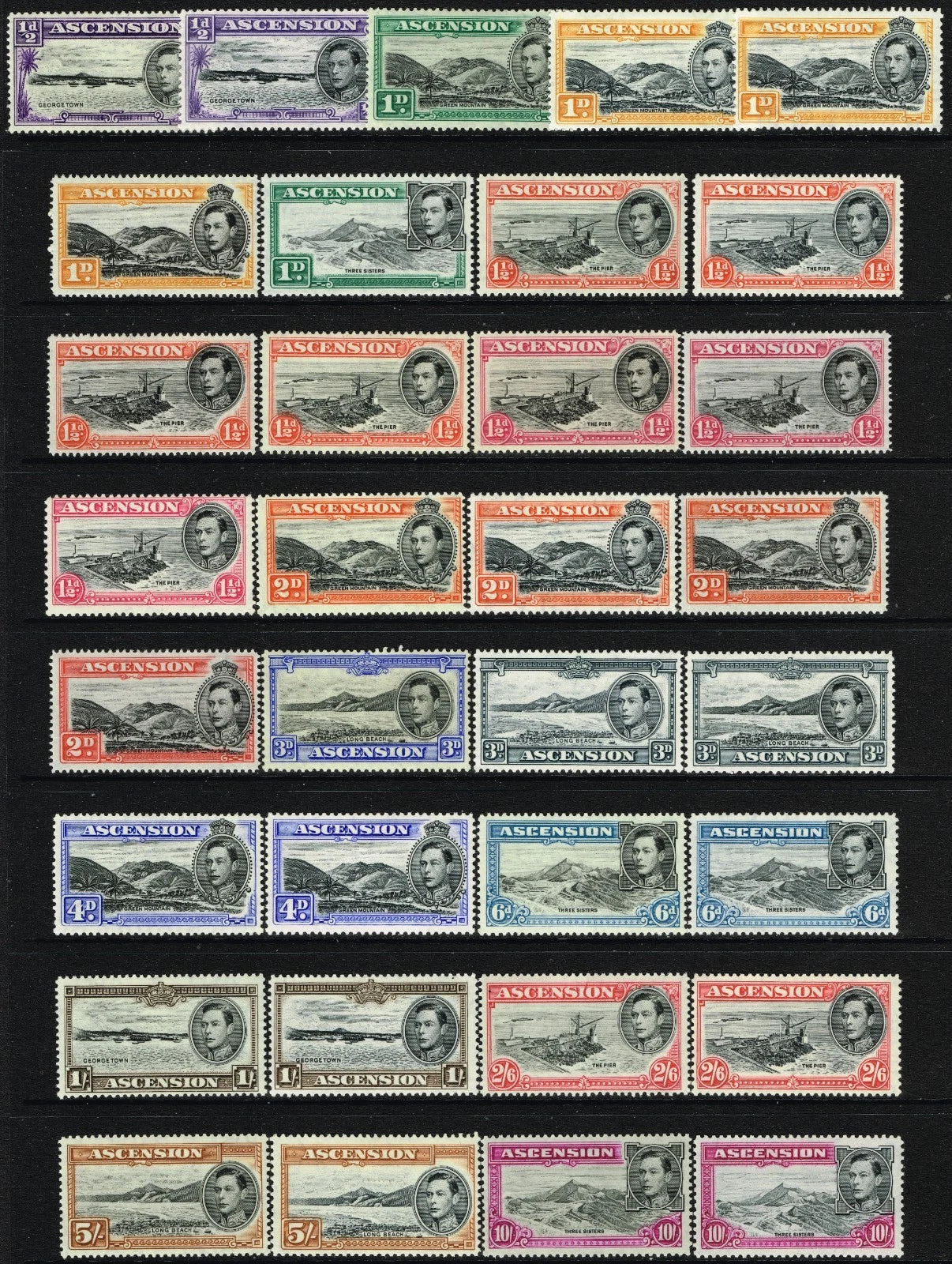 Ascension 1938-53 680£ Definitiva s kompletními variantami