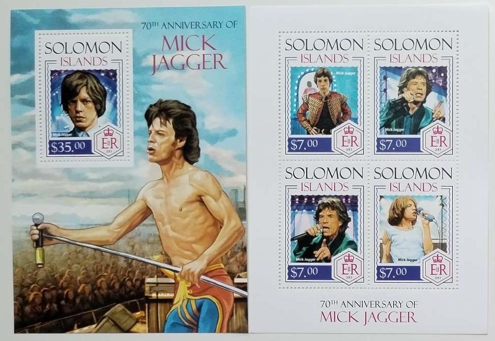 Šalamounovy ostrovy 2013 21,5€ 70 let Micka Jaggera, Rolling Stones
