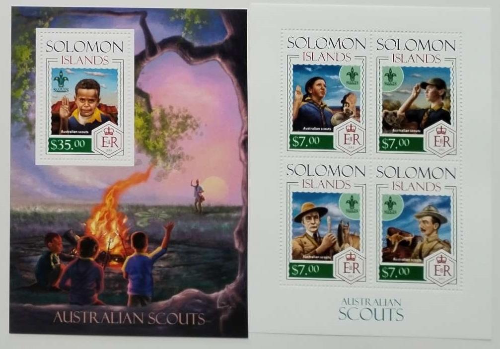 Šalamounovy ostrovy 2013 21,5€ Australský a pacifický skauting, Skauti