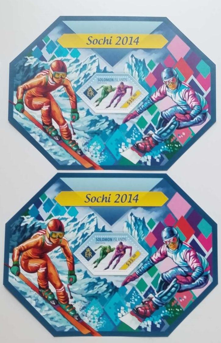 Šalamounovy ostrovy 2014 21,5€ Zimní olympijské hry Soči, Sport a lyže