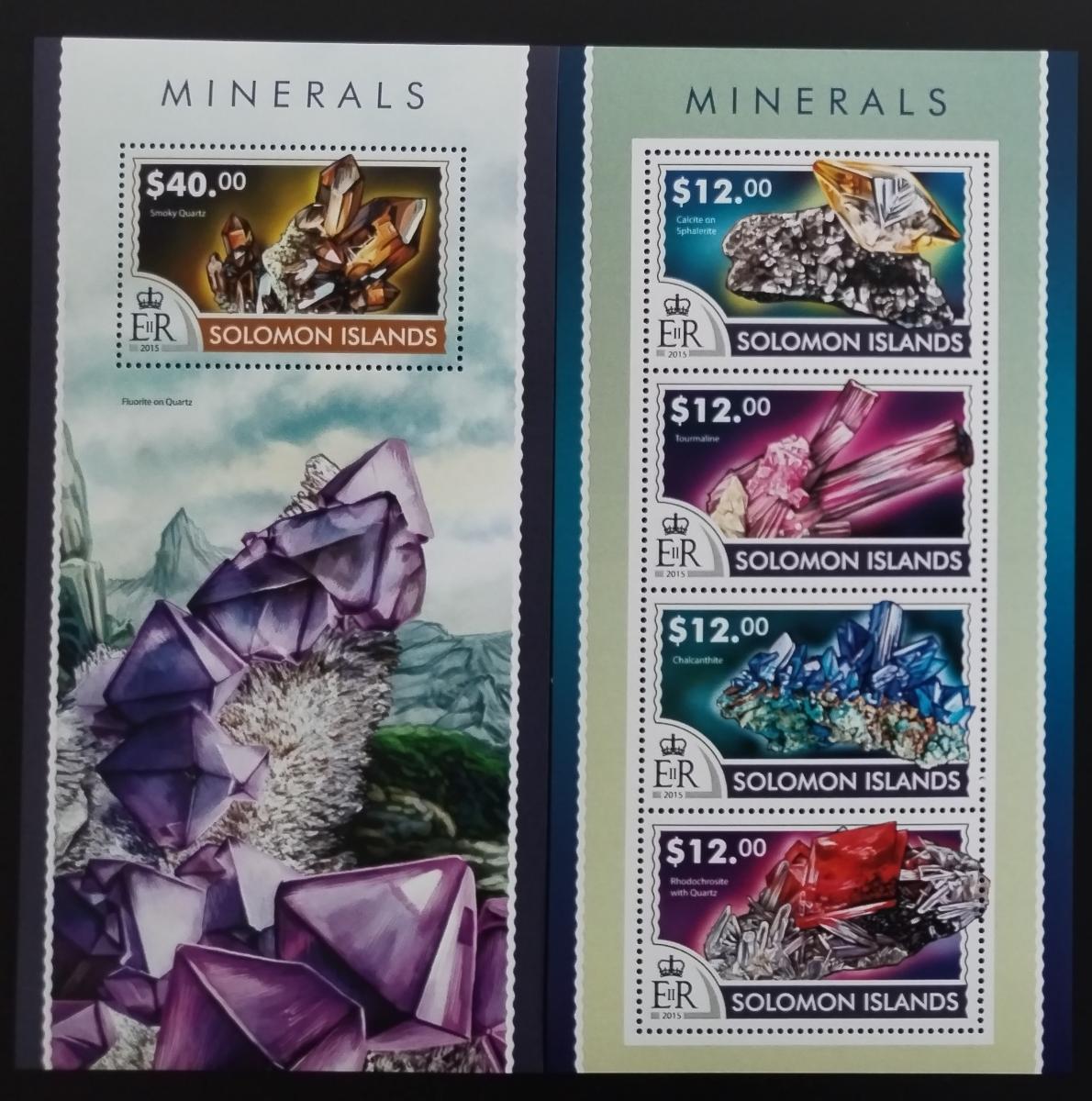 Šalamounovy ostrovy 2015 Minerály a nerosty