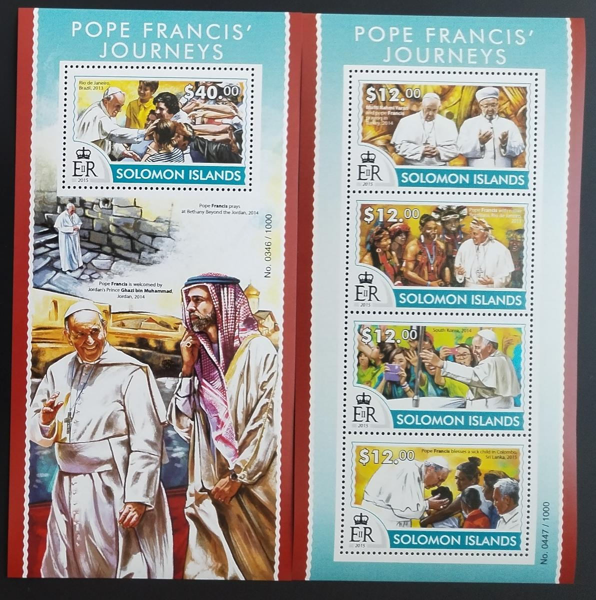 Šalamounovy ostrovy 2015 Papež František a jeho cesty