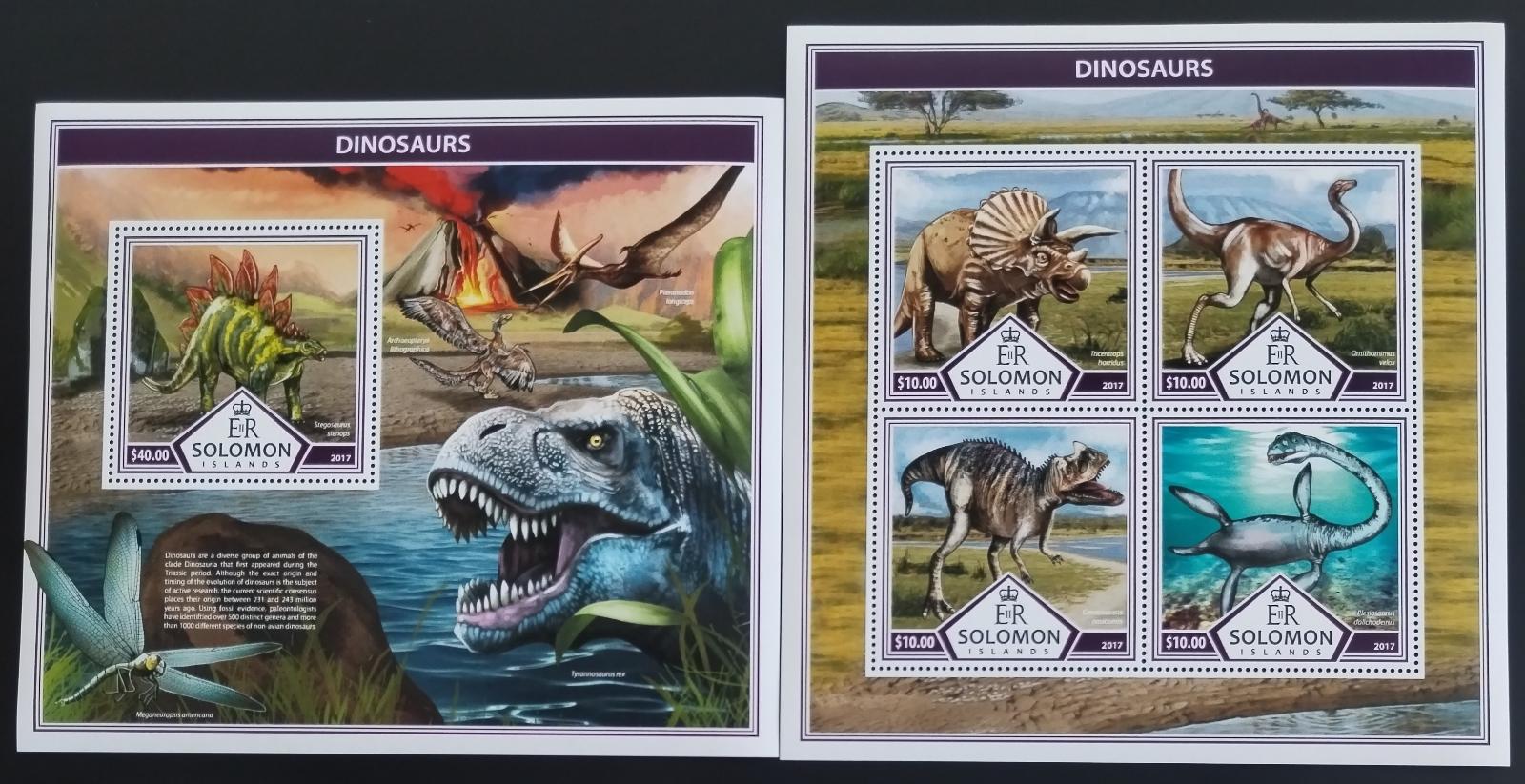 Šalamounovy ostrovy 2017 Dinosauři a pravěká fauna