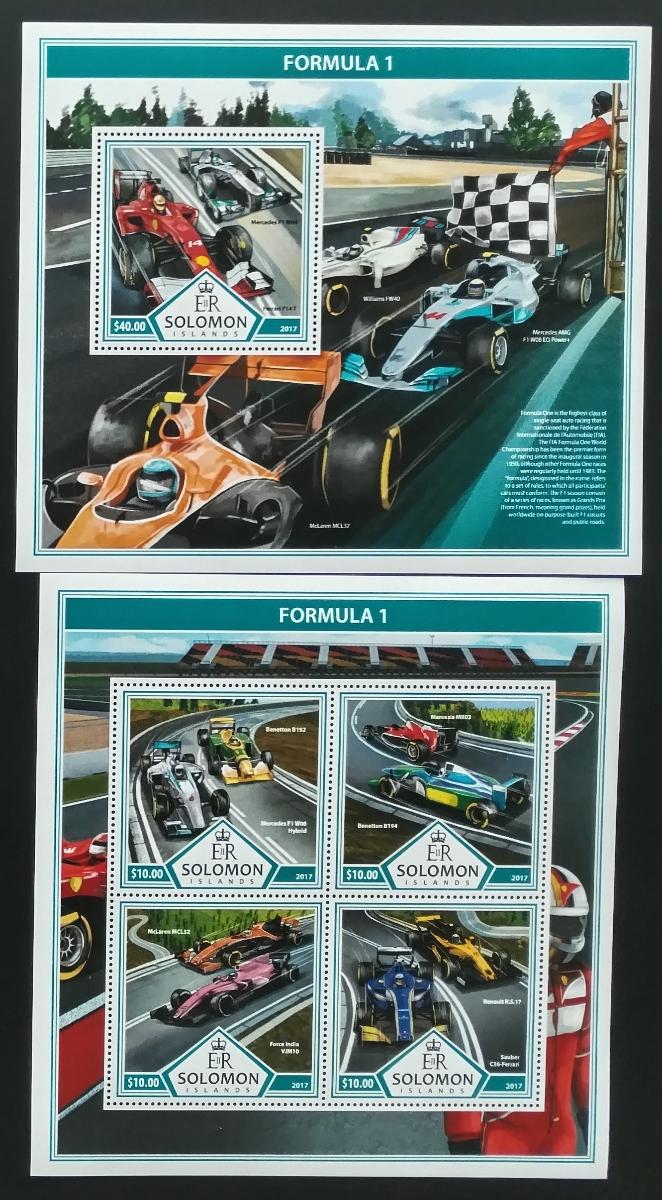 Šalamounovy ostrovy 2017 Formule 1 a závodní auta, Sport