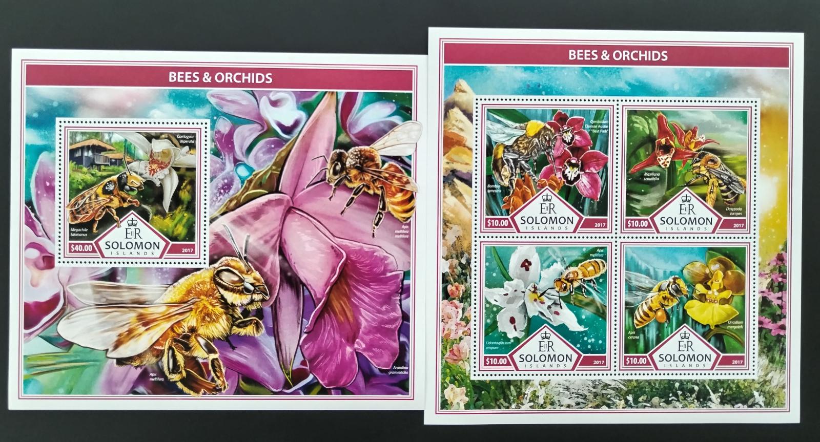 Šalamounovy ostrovy 2017 Včely a medonosný hmyz, Orchideje a květiny