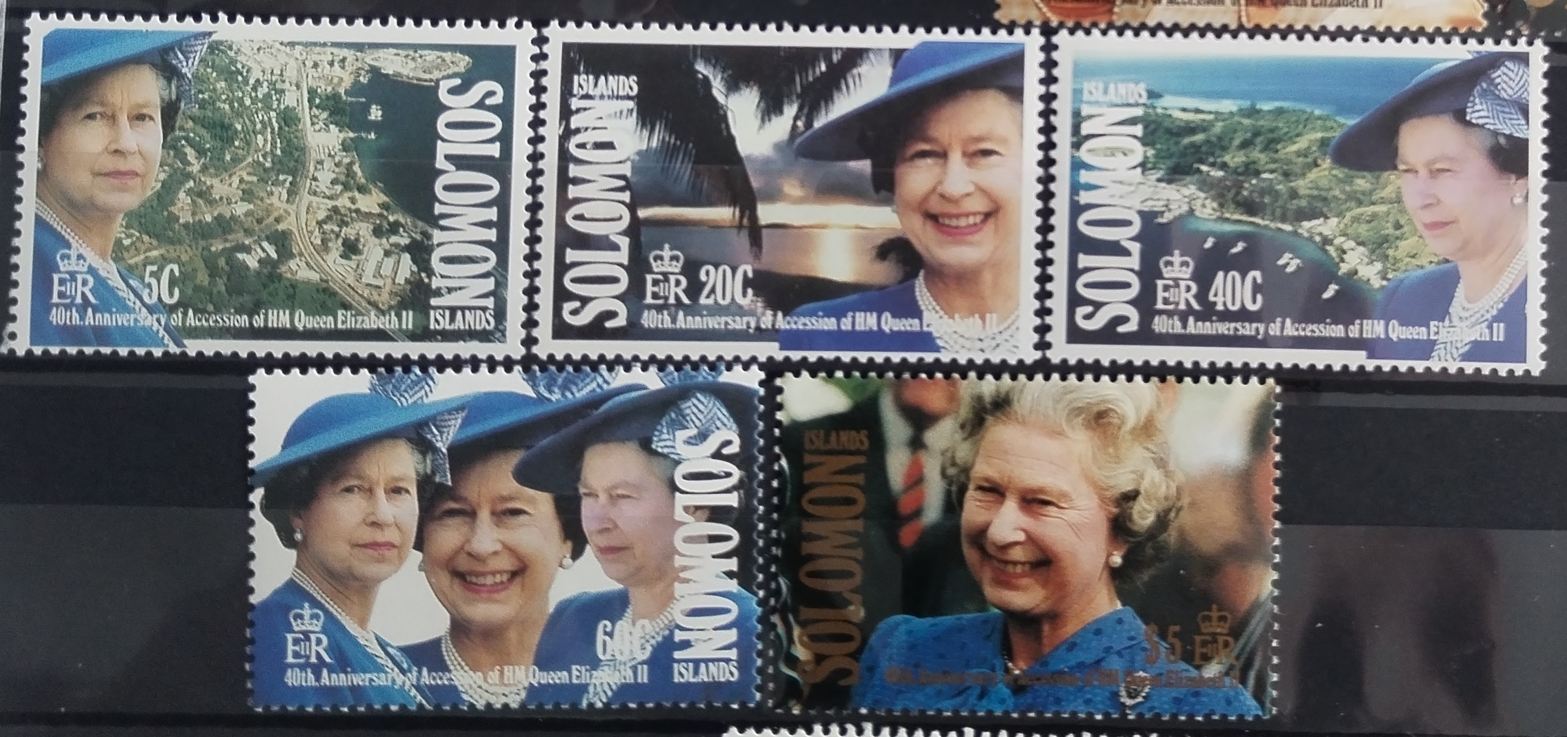 Šalamounovy ostrovy 1992 Výročí vlády královny