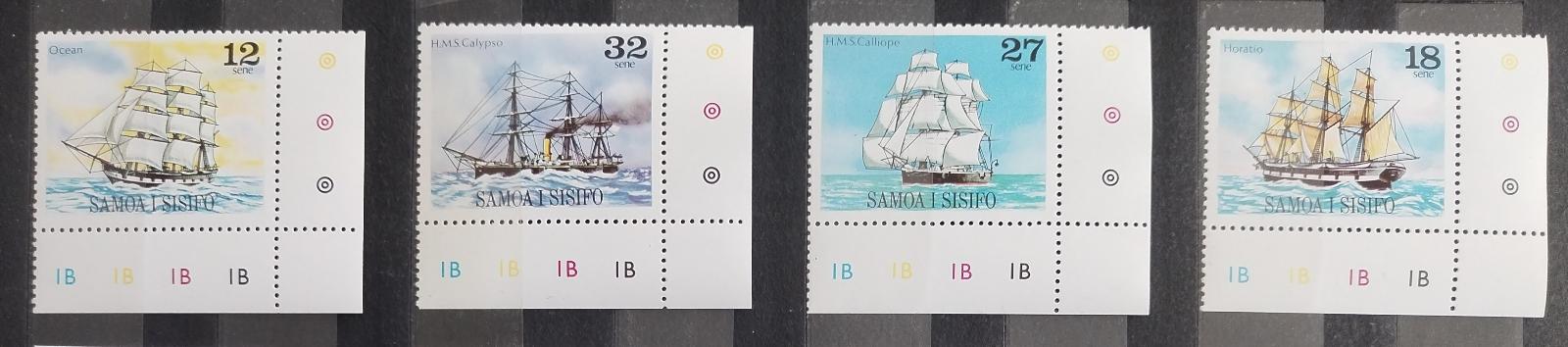 Samoa 1981 Lodě a plachetnice