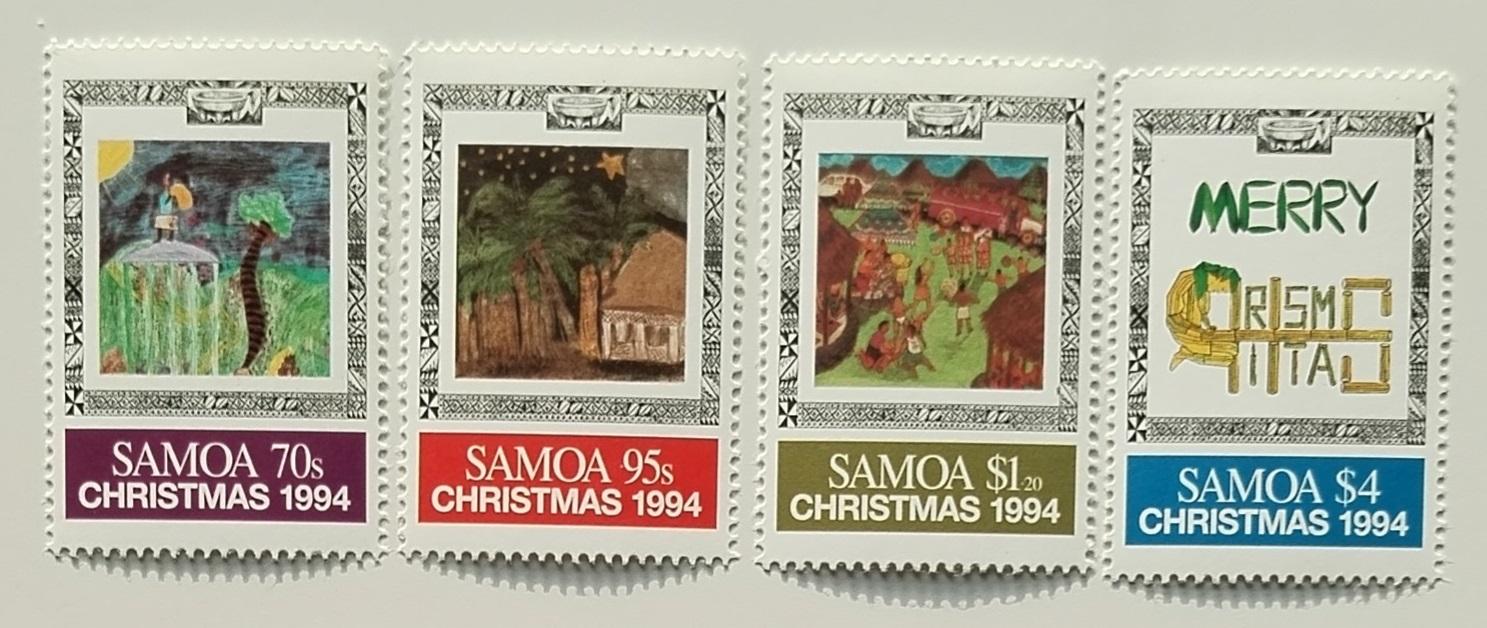 Samoa 1994 Vánoce a ostrovní výjevy