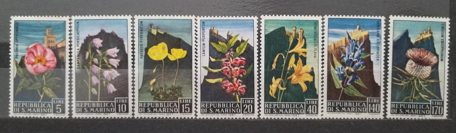 San Marino 1967 Květiny a flora země