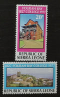 Sierra Leone 1977 Výročí univerzity, budovy