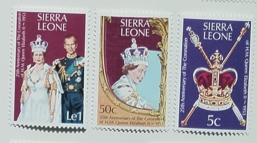 Sierra Leone 1978 Výročí korunovace královny Alžběty II.