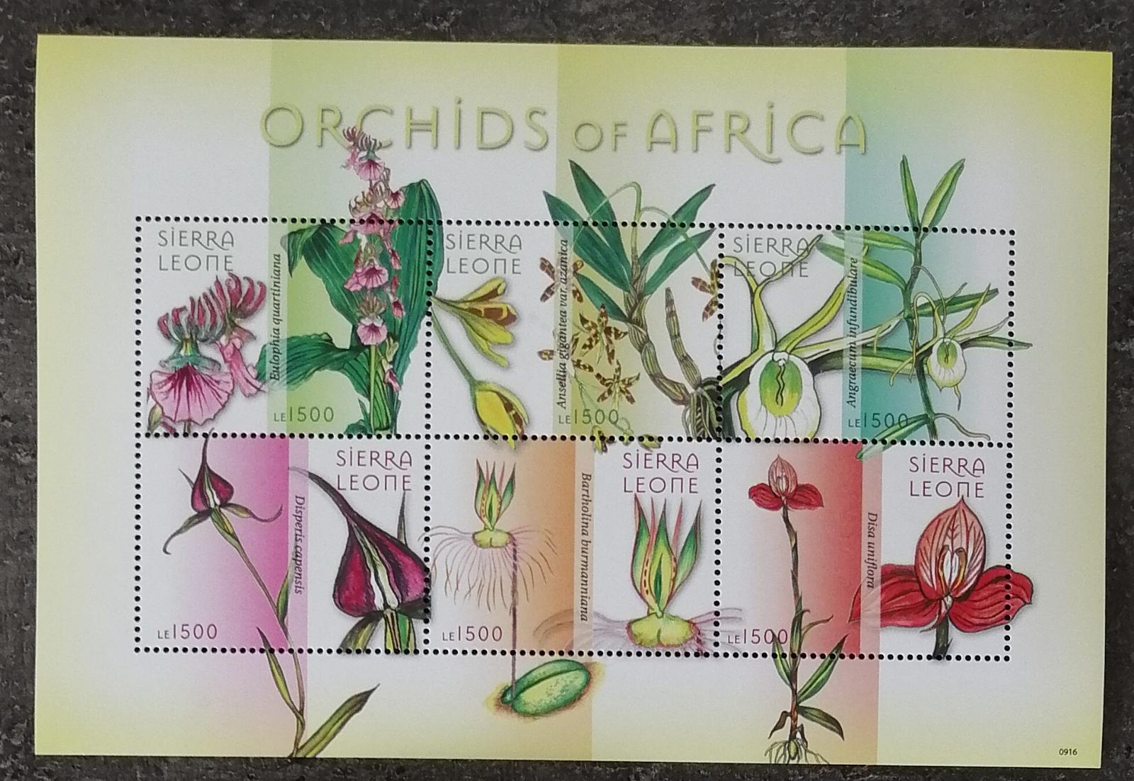 Sierra Leone 2009 Mi.5208-3 7€ Africké orchideje země