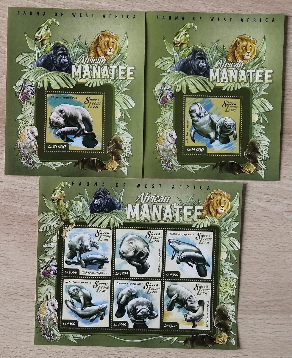 Sierra Leone 2015 Mi.6026-1+Bl.736-7 25€ Africká fauna, kapustňák