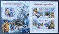 Sierra Leone 2015 Mi.6128-1+Bl.760 22€ Století expedice Endurance,lodě