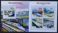 Sierra Leone 2015 Mi.6158-1+Bl.766 22€ Shinkansen, vlaky a lokomotivy