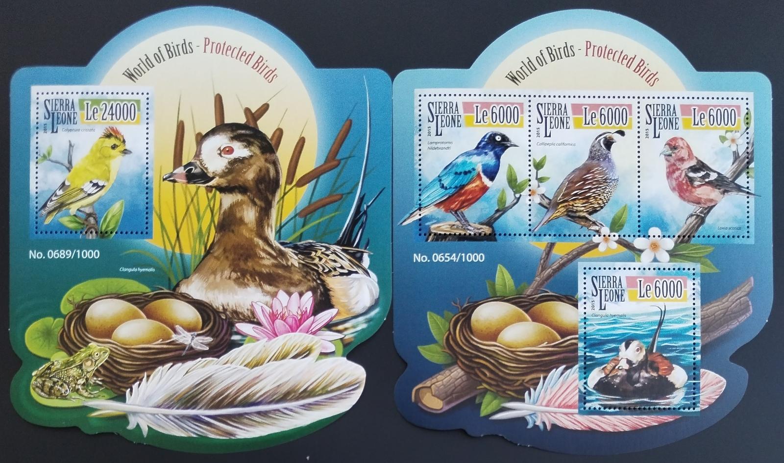 Sierra Leone 2015 Ptáci a fauna země - Chráněné druhy