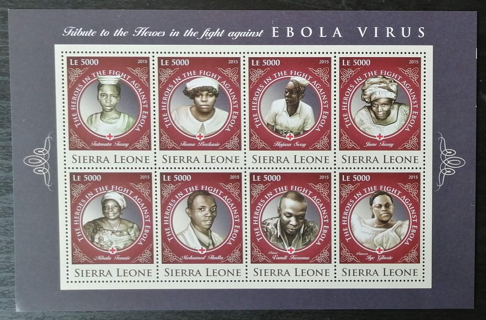 Sierra Leone 2016 Mi.6812-Y 18,5€ Boj proti ebola viru, medicína