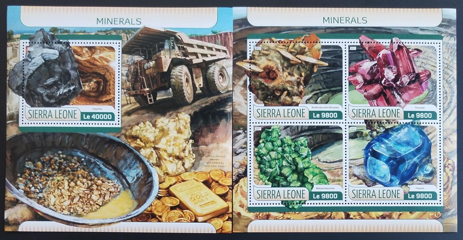 Sierra Leone 2017 Minerály a nerosty Afriky