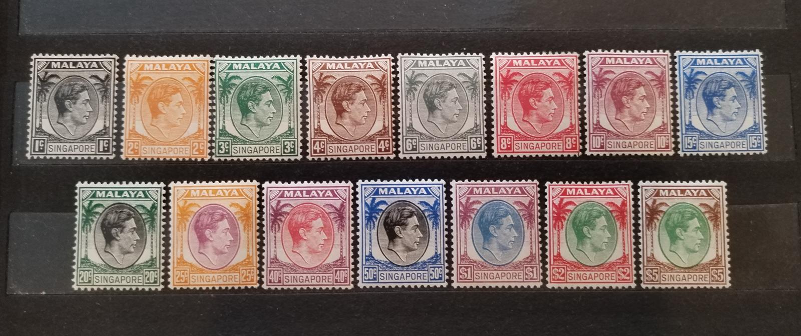 Singapur 1948 200£ Definitiva krále Jiřího VI.