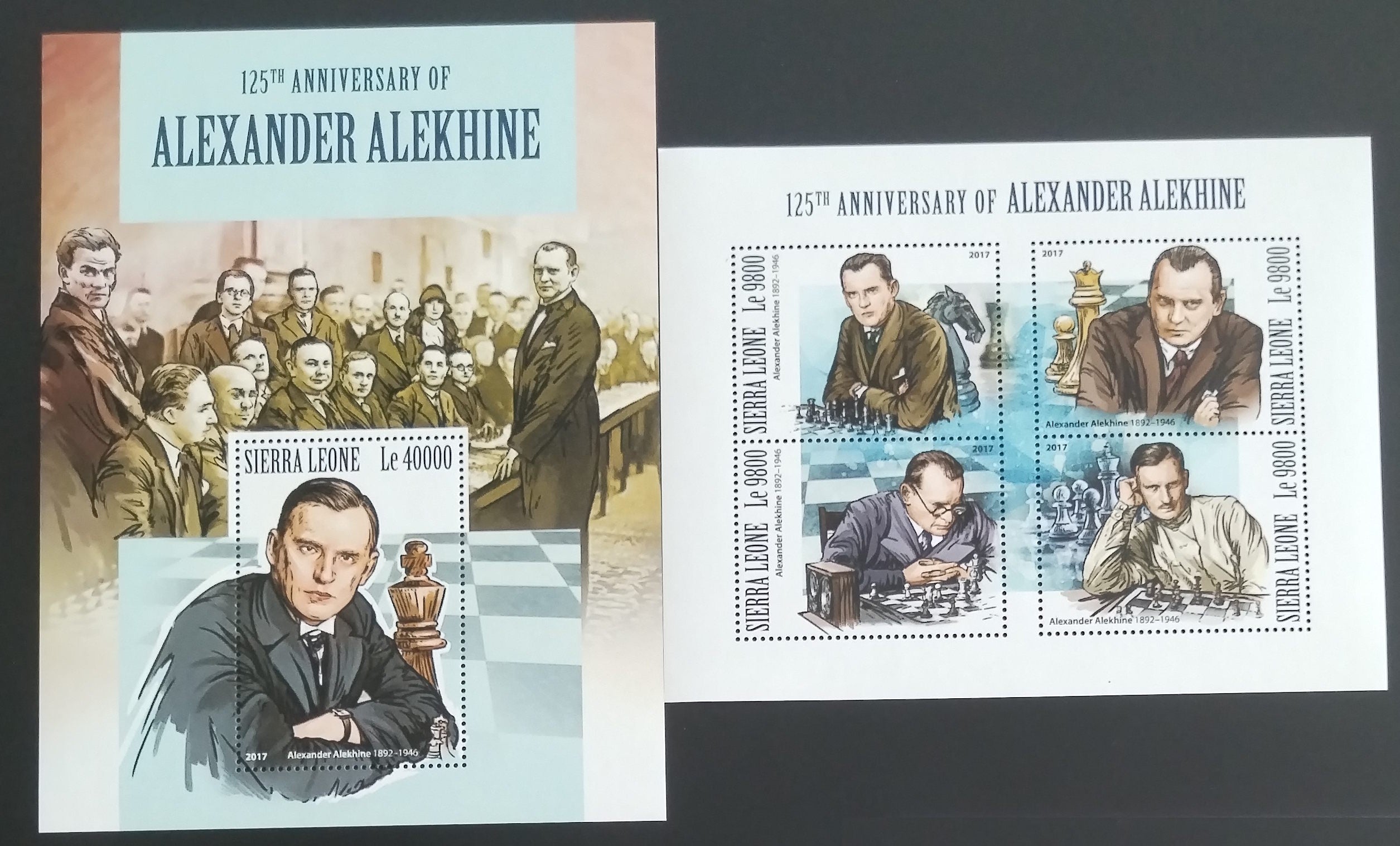Sierra Leone 2017 Alexandr Aljechin, Šachy a osobnosti