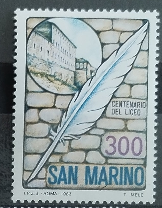 San Marino 1983 Výročí střední školy