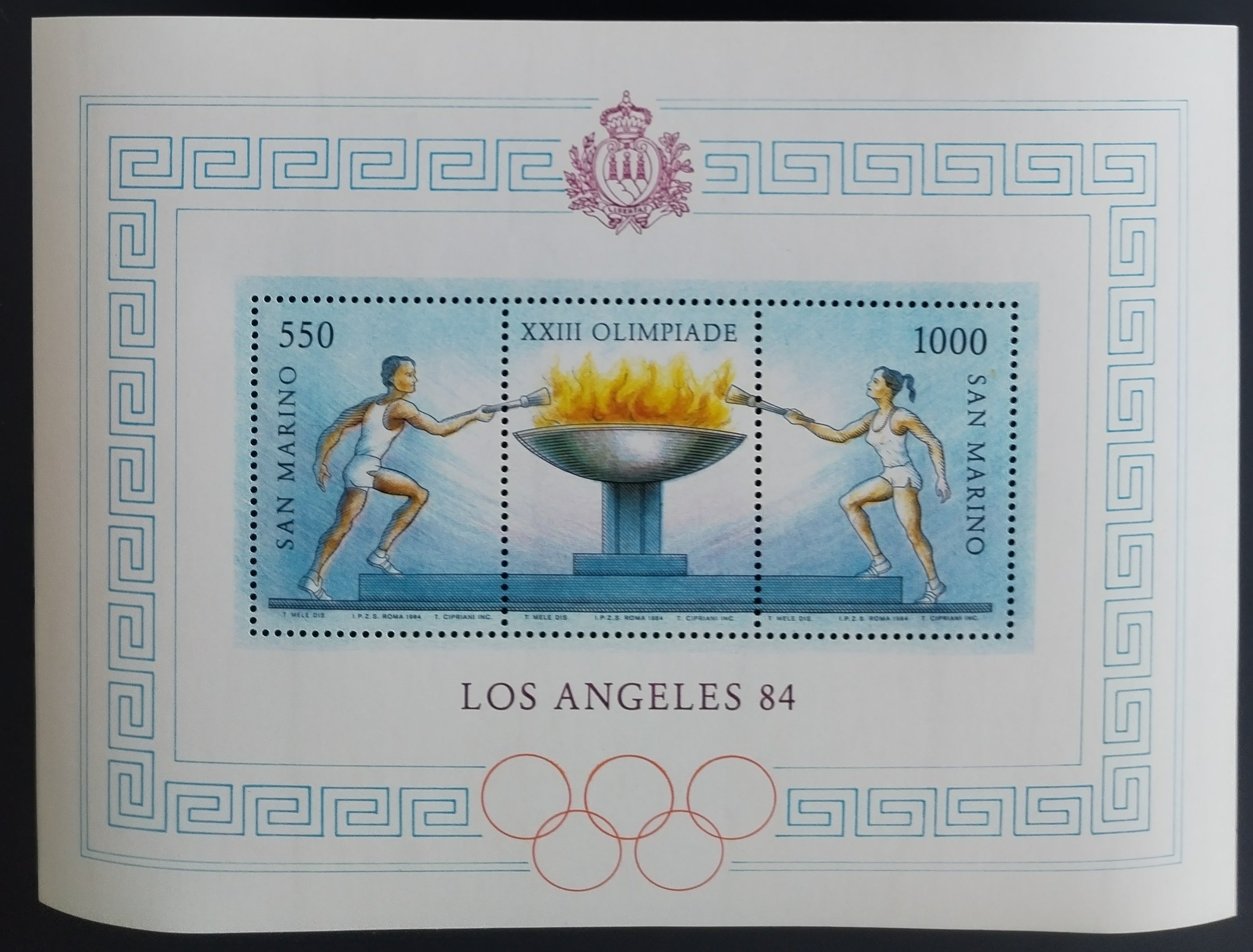 San Marino 1984 Olympijské hry a sport