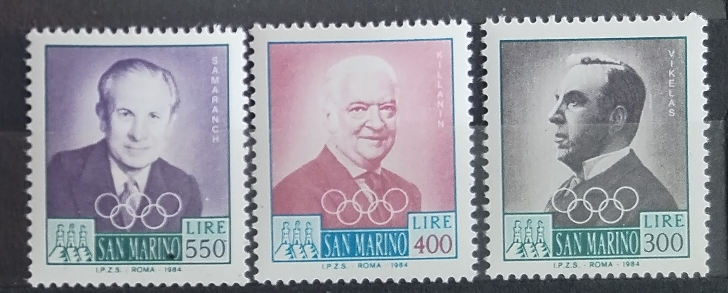 San Marino 1984 Olympijská komise, Sportovní osobnosti