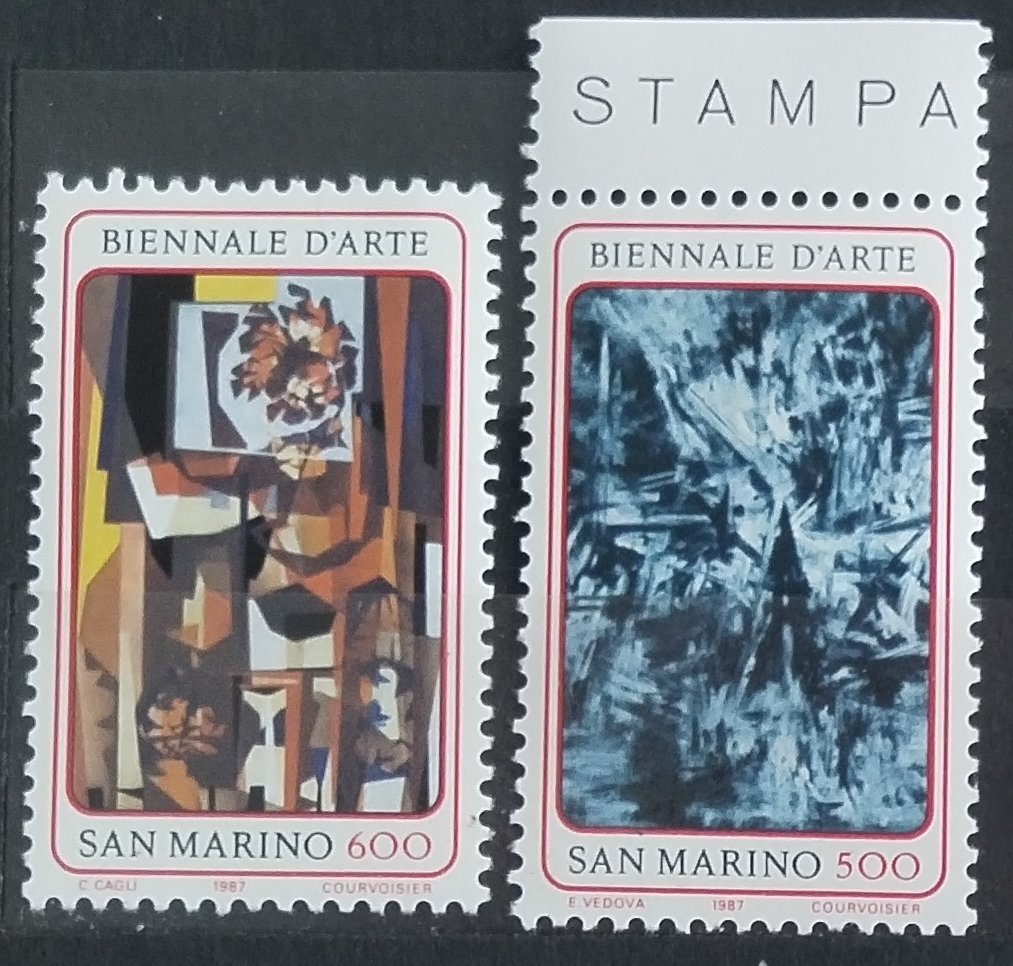 San Marino 1987 Umění
