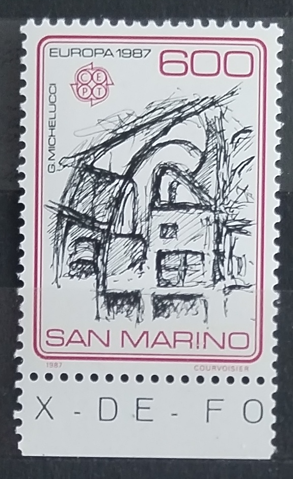 San Marino 1987 EUROPA Moderní architektura 600L