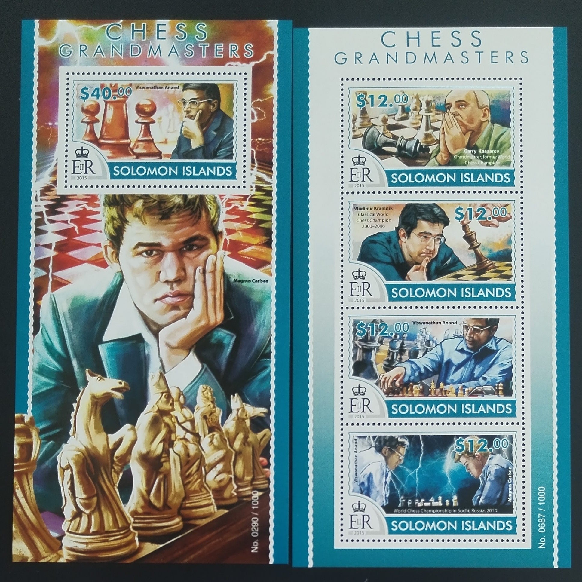 Šalamounovy ostrovy 2015 Mistři a šachy, Carlsen, Anand