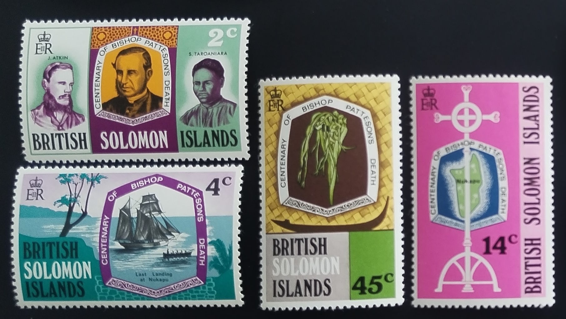 Šalamounovy ostrovy 1971 Biskup Patteson