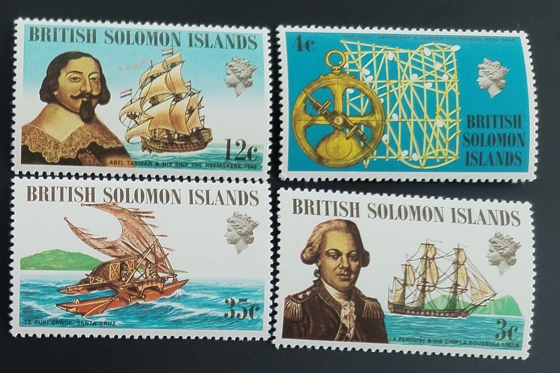 Šalamounovy ostrovy 1971 Mořeplavci a lodě
