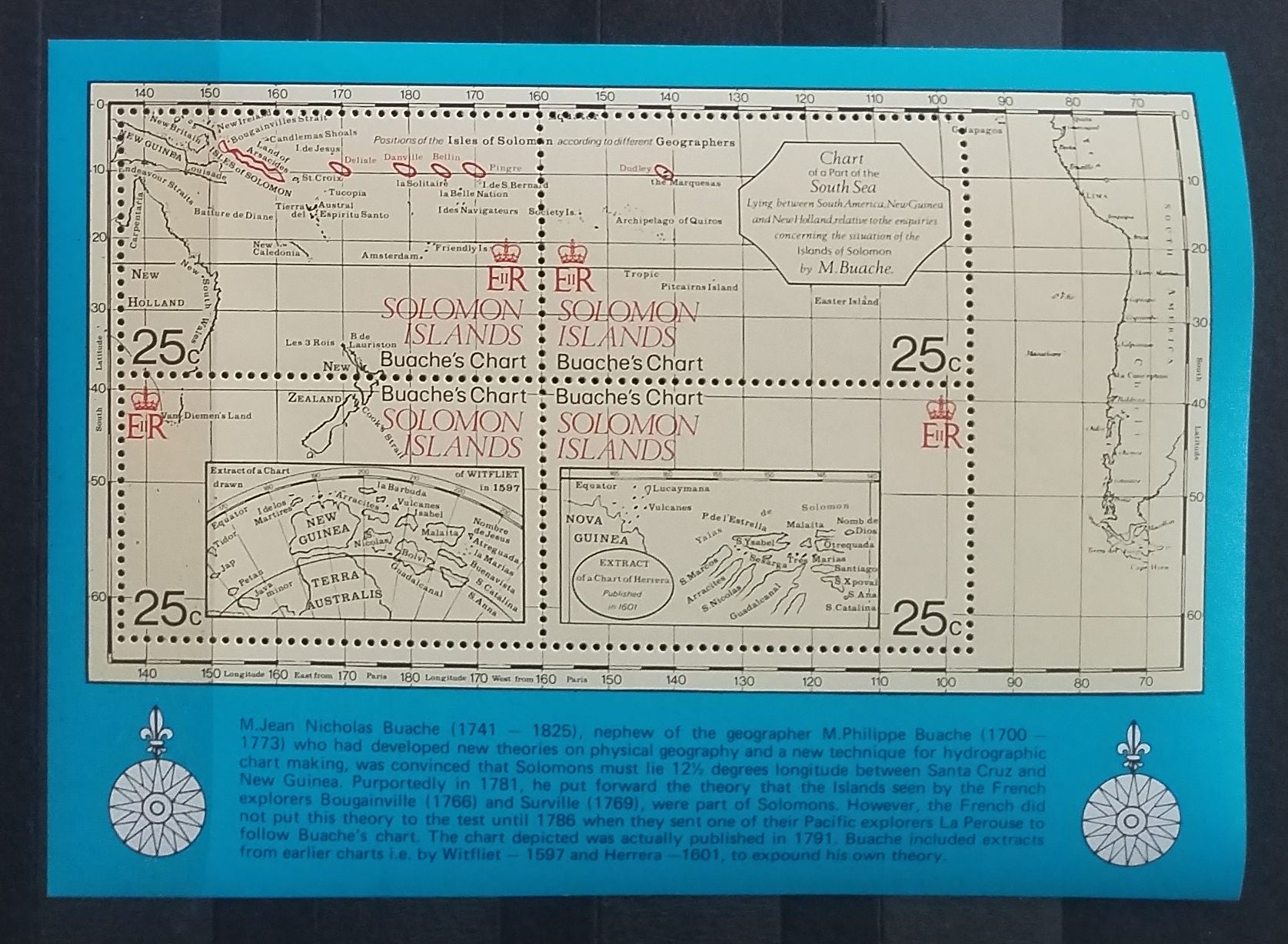 Šalamounovy ostrovy 1981 Mapy a kartografie