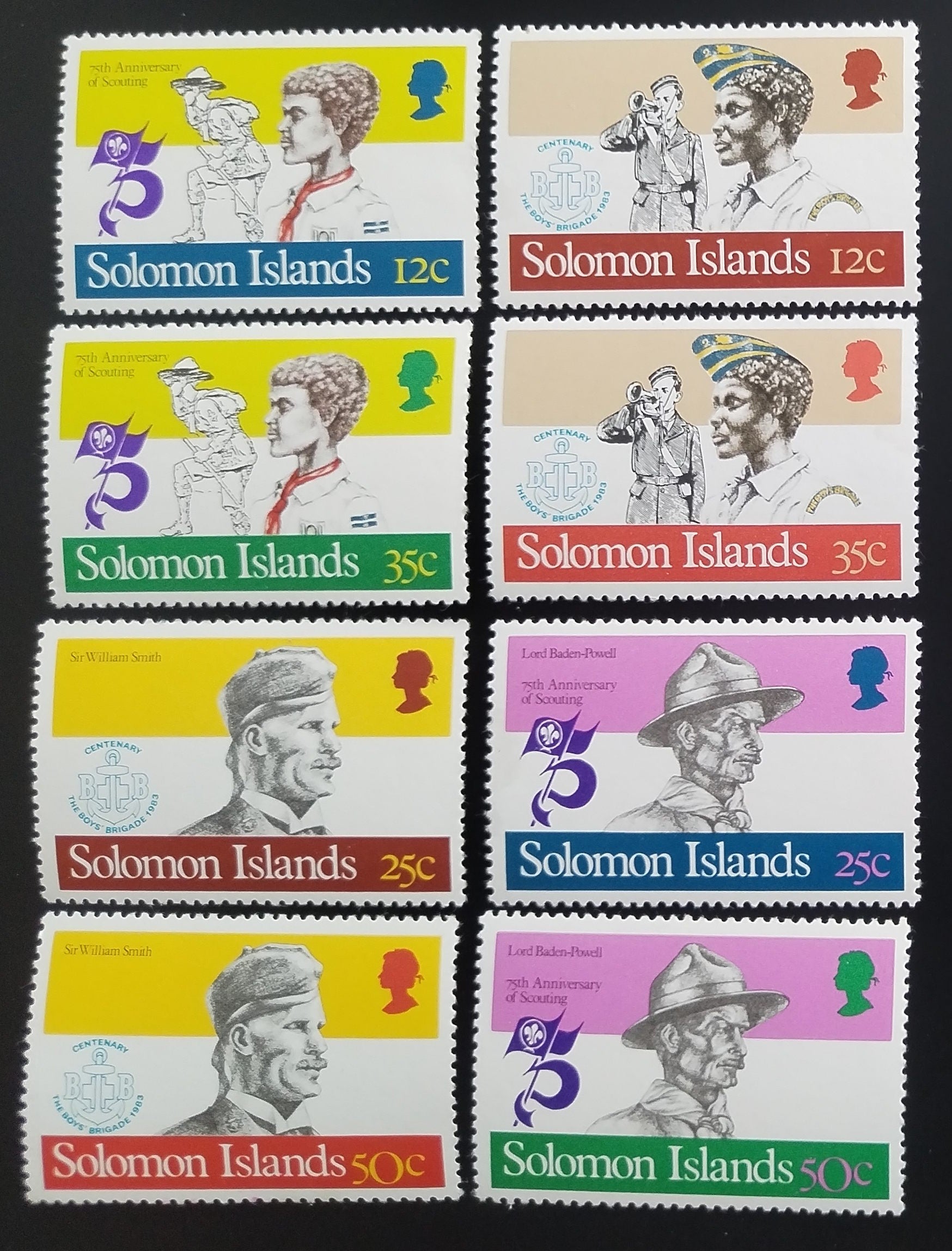 Šalamounovy ostrovy 1982 Výročí skautingu