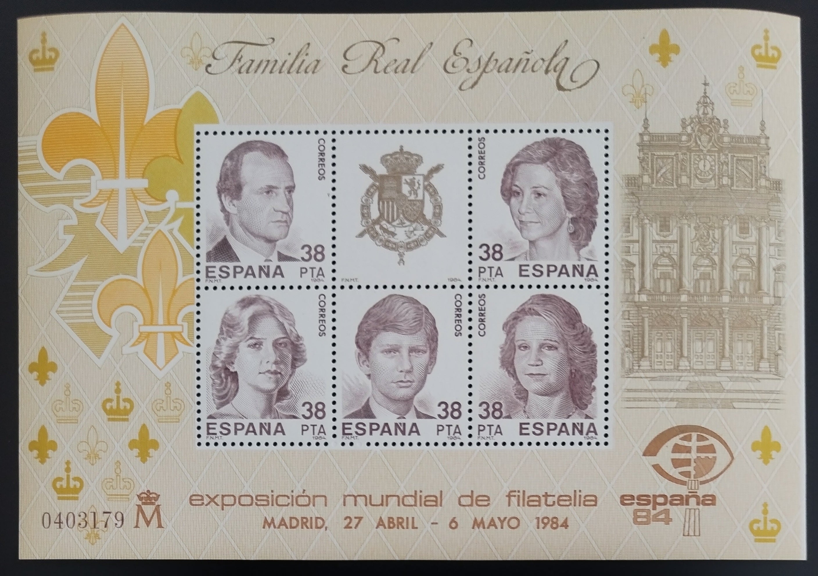 Španělsko 1984 Královská rodina