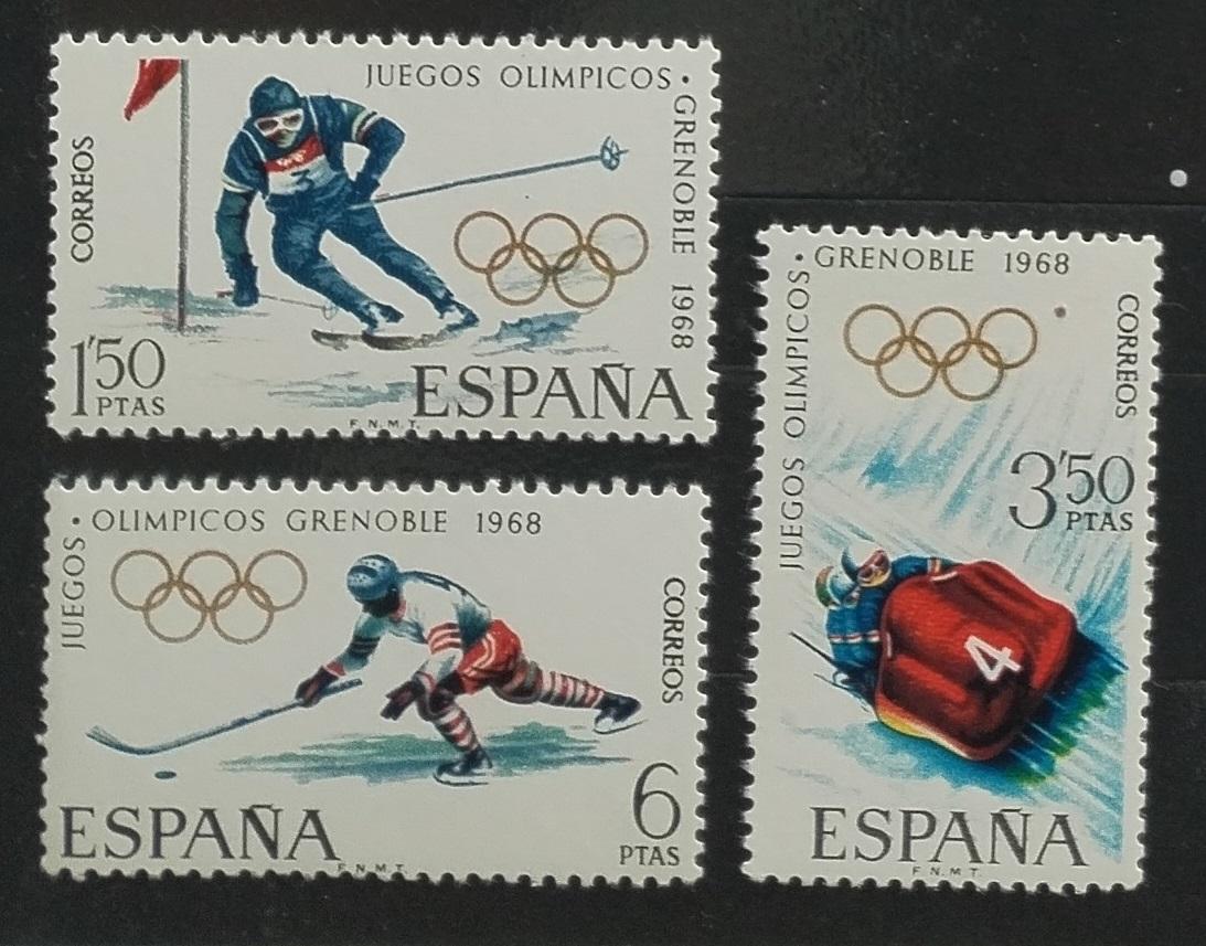 Španělsko 1968 Olympijské hry Grenoble