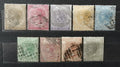Straits Settlements 1867 +230£ Def. Viktorie, výborné stavy a razítka