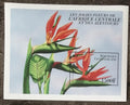 Středoafrická republika 2000 Bl.635 7,5€ Africké květiny, Strelitzia