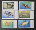Středoafrická republika 2001 10€ Mi.2694-9 Ryby a plazi Afriky, fauna
