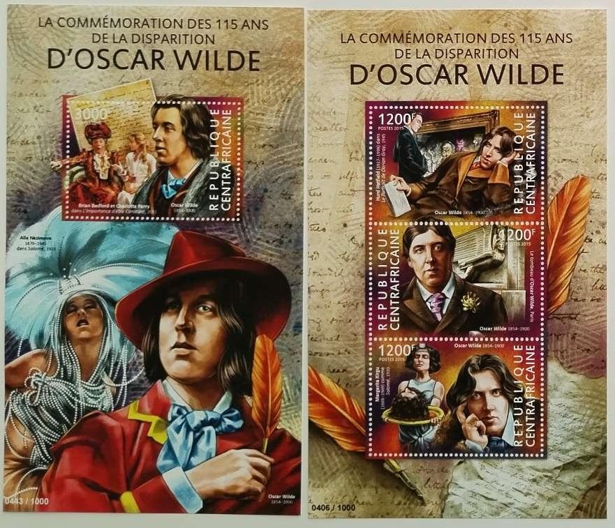 Středoafrická republika 2015 30€ 115 let smrti Oscara Wildea, Umění