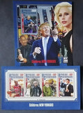 Středoafrická republika 2016 30€ Celebrity NY, Trump, Johansson, Allen